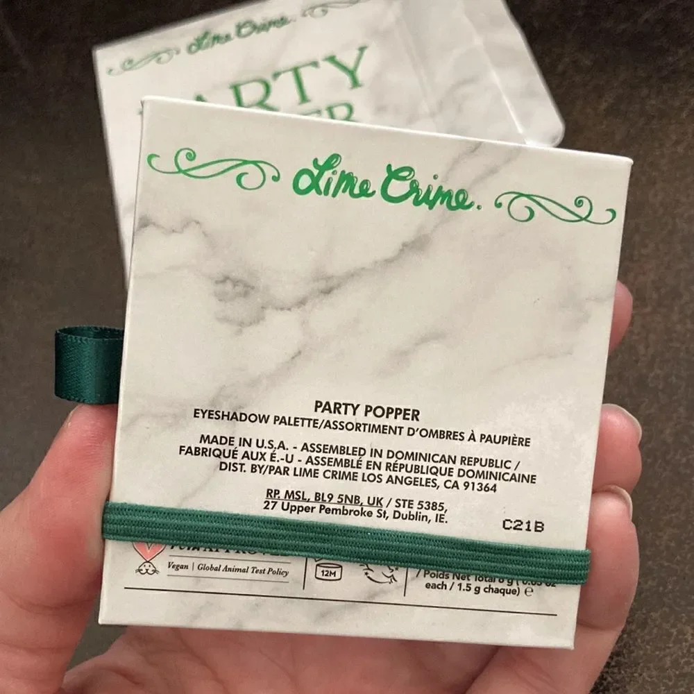 Lime Crime Party Popper Eyeshadow Palette